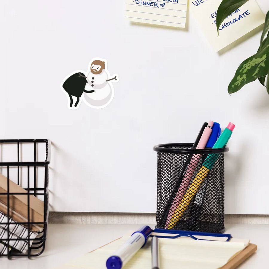 A Good Snowman is Hard to Build Magnet product image (10)