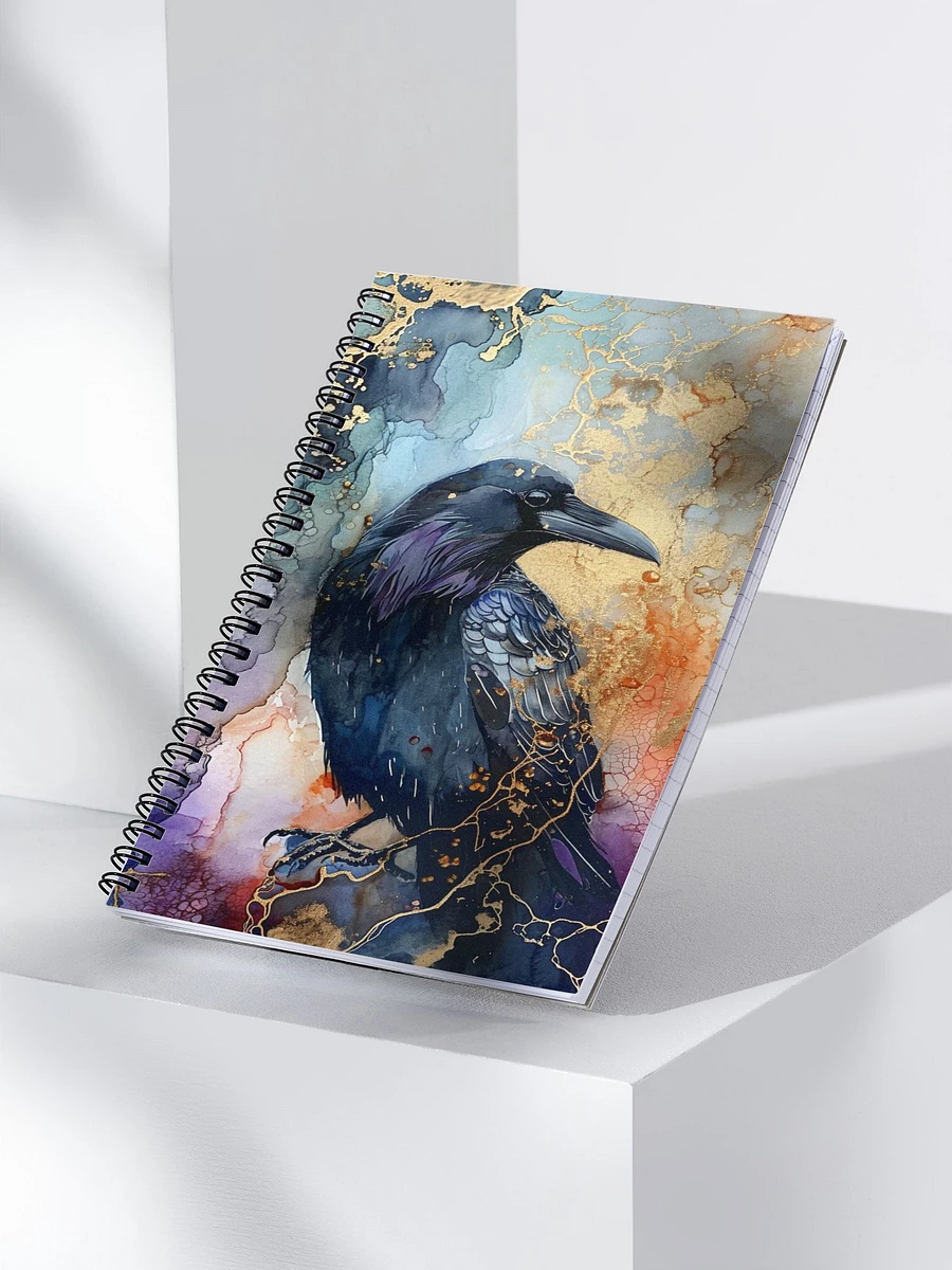 Raven's Elegance Spiral Notebook product image (3)