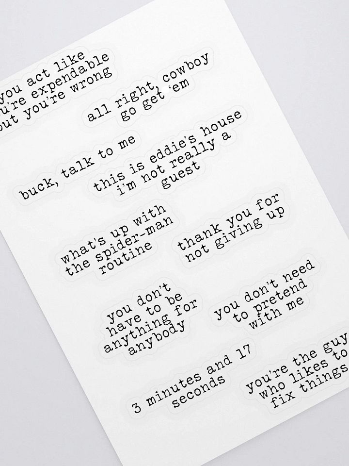 Buddie Quote Sticker Pack 2 product image (2)