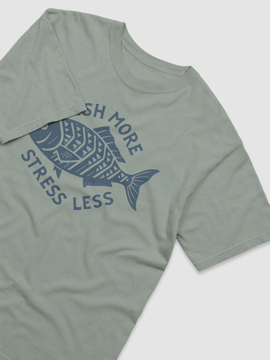 Fish More Stress Less Tee product image (2)