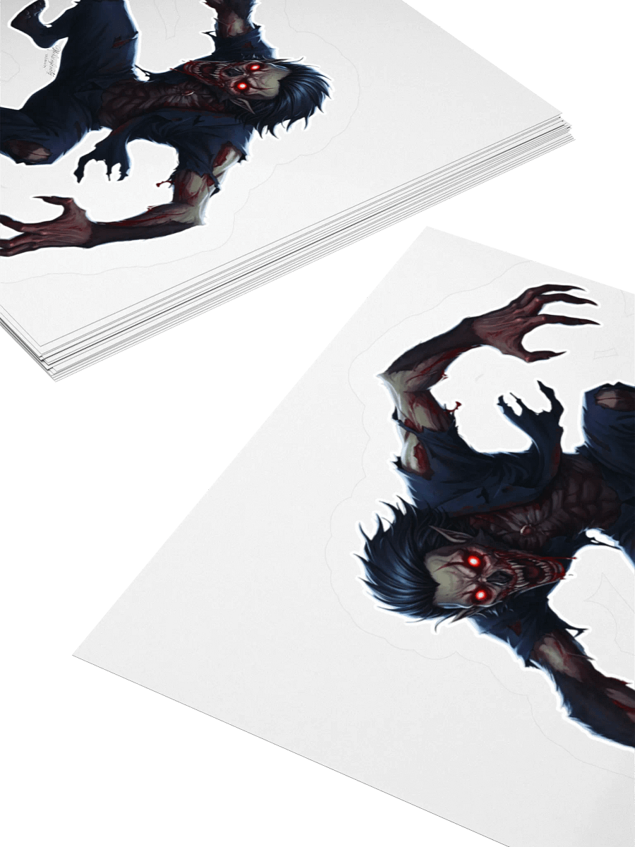 V1 Hybrid Z.W.V. Kiss Cut Stickers (Clear Edge) product image (10)