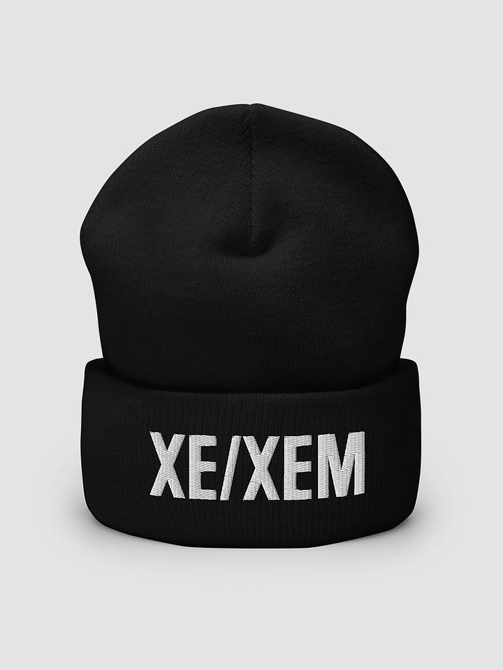 Xe/Them Pronoun Beanie product image (2)