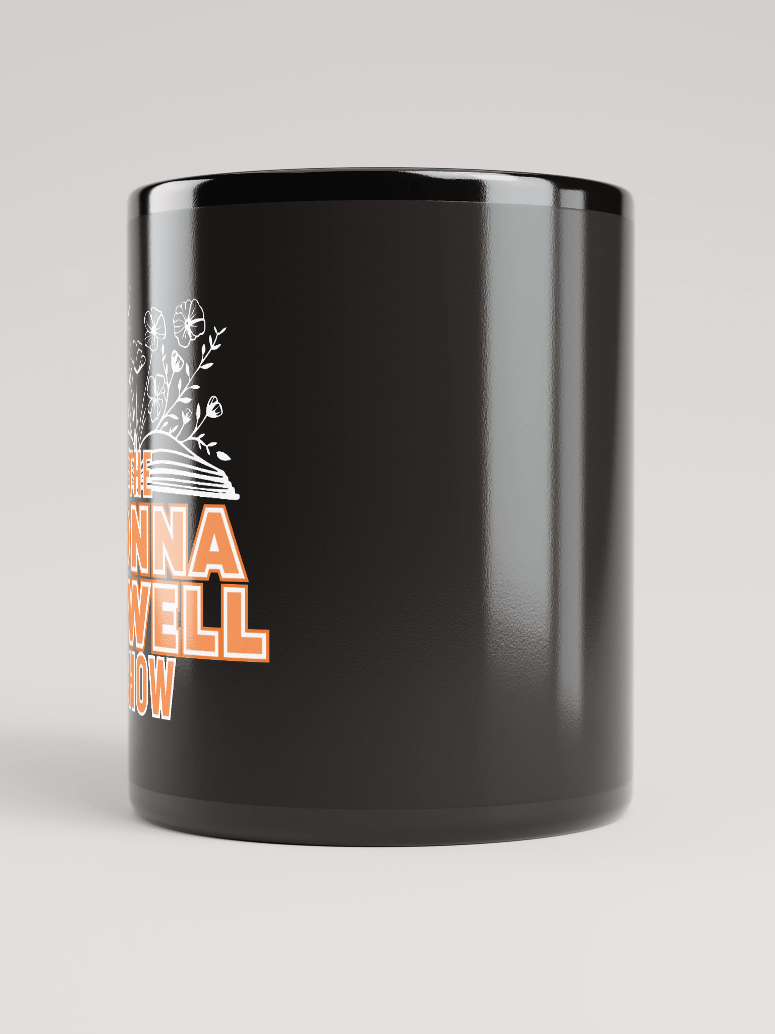 The Donna Howell Show Bible-Flourish Black Glossy Mug product image (4)