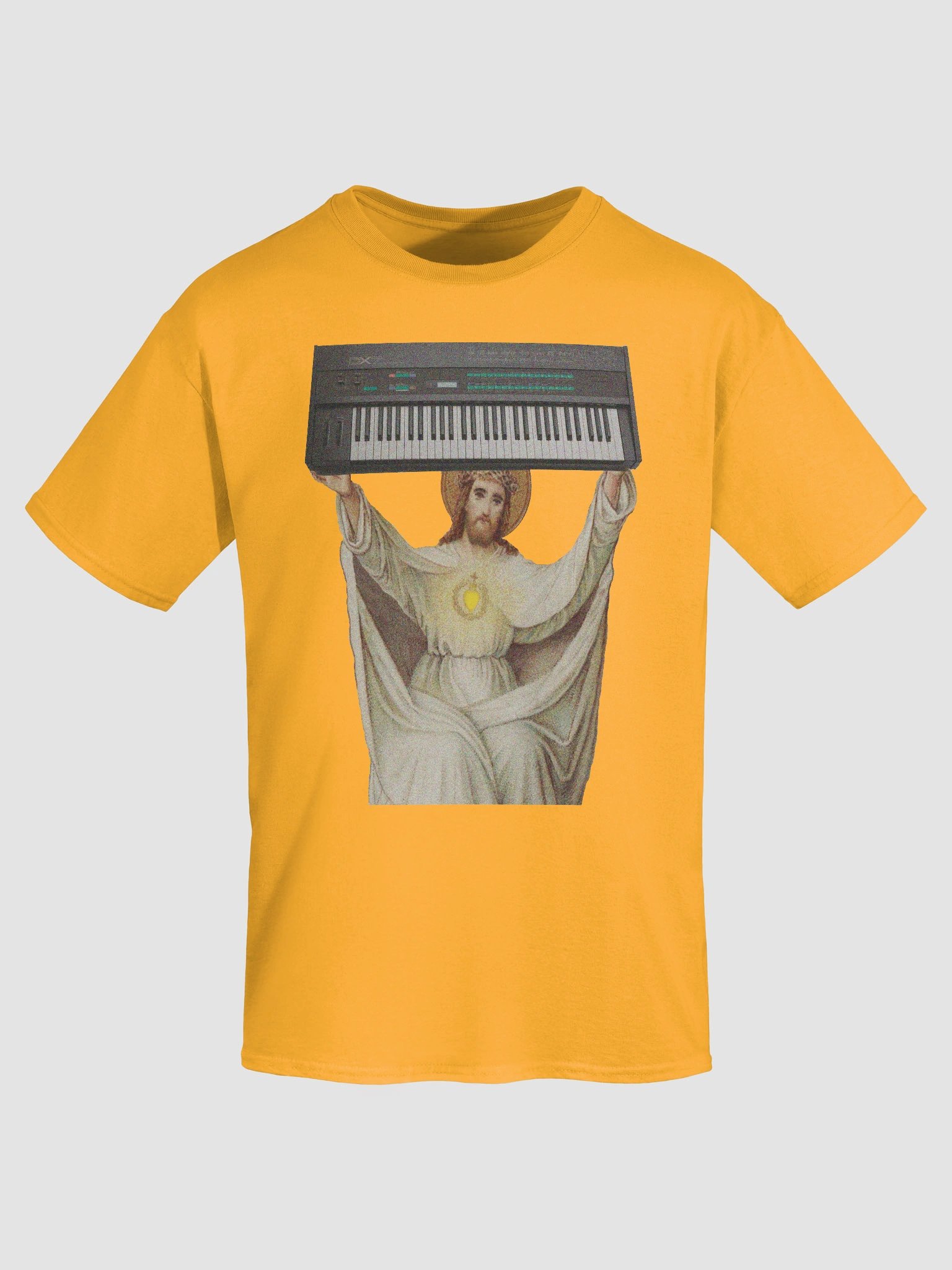 Lost in the Synth´s Faith, YAMAHA Dx7 tribute, by Frank Fonik, Techno EDM Unisex t-shirt product image (7)