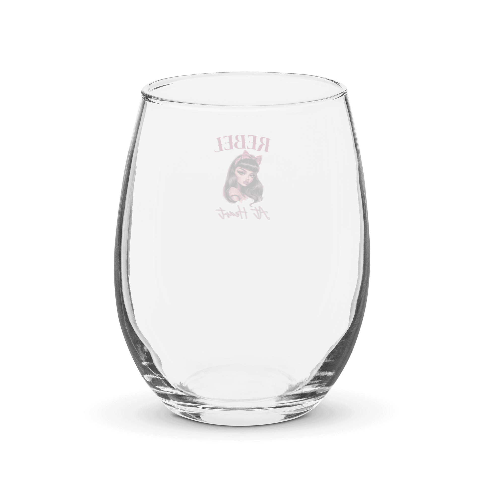 Rebel At Heart Stemless Wine Glass product image (2)