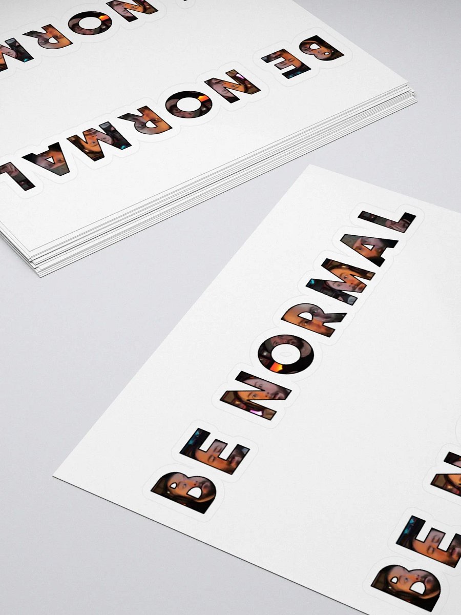 Be Normal Stickers product image (4)