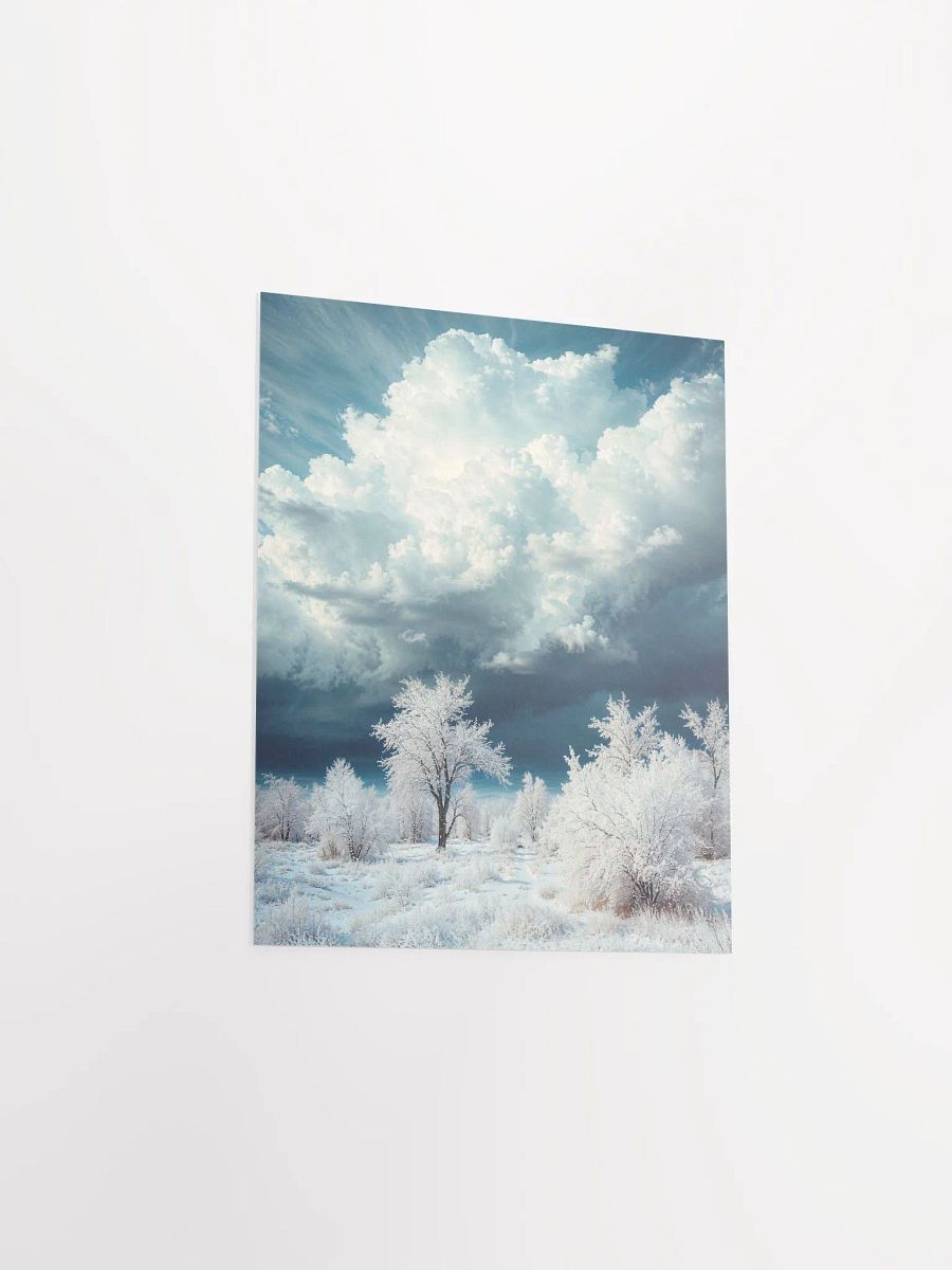 Dramatic Winter Wonderland Matte Poster product image (10)