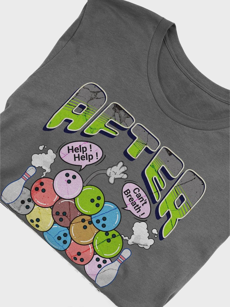 After The Win Bowling Balls Cartoon T-Shirt product image (5)