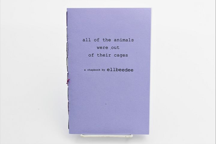 all of the animals chapbook product image (1)