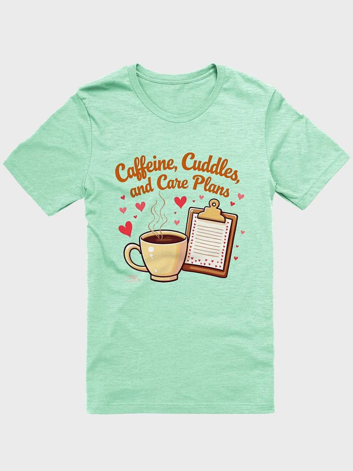Caffeine & Cuddles Heart T-Shirt product image (9)