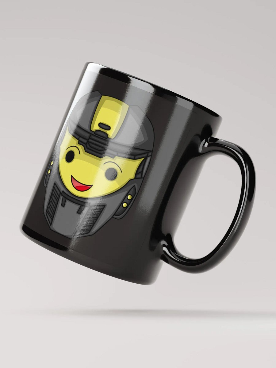 Spartan Arcadia happy arcadia emote glossy black mug product image (3)