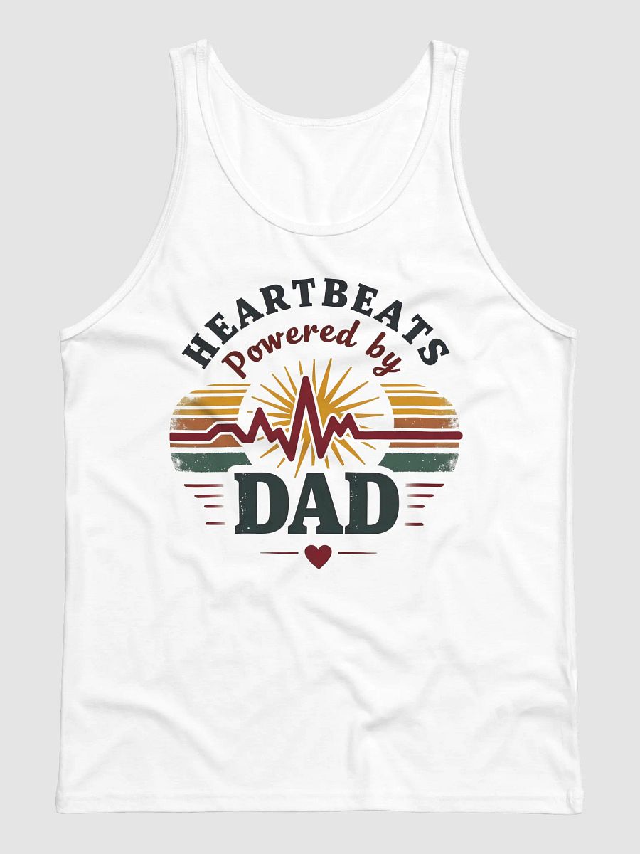 Dad-Powered Heartbeats Tank product image (2)