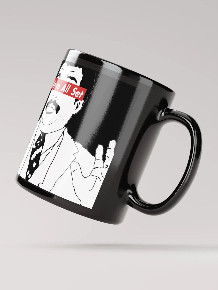 We're All Set Logo Coffee Mug Black product image (4)