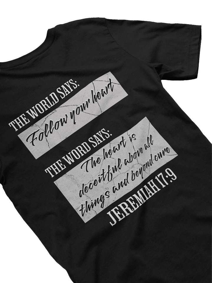 YHWH - The Word vs The World Slim Fit T Shirt "Wicked Heart" product image (2)