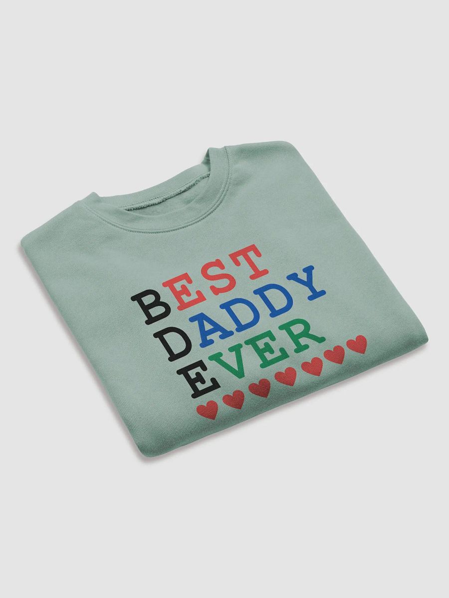 Best Daddy Ever Bella+Canvas Women's Fleece Crop Sweatshirt product image (7)