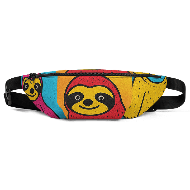 Modern Art Sloths Fanny Pack (Waist Bag) product image (1)