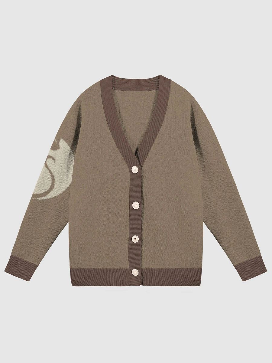 BlackKittenTech Cocoa Knitted Cardigan product image (1)