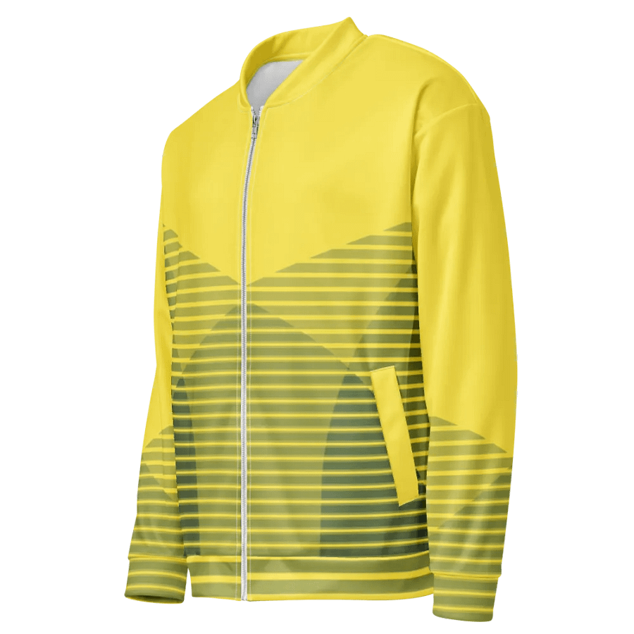 Symmetric Fusion All-Over Print Bomber Jacket product image (3)