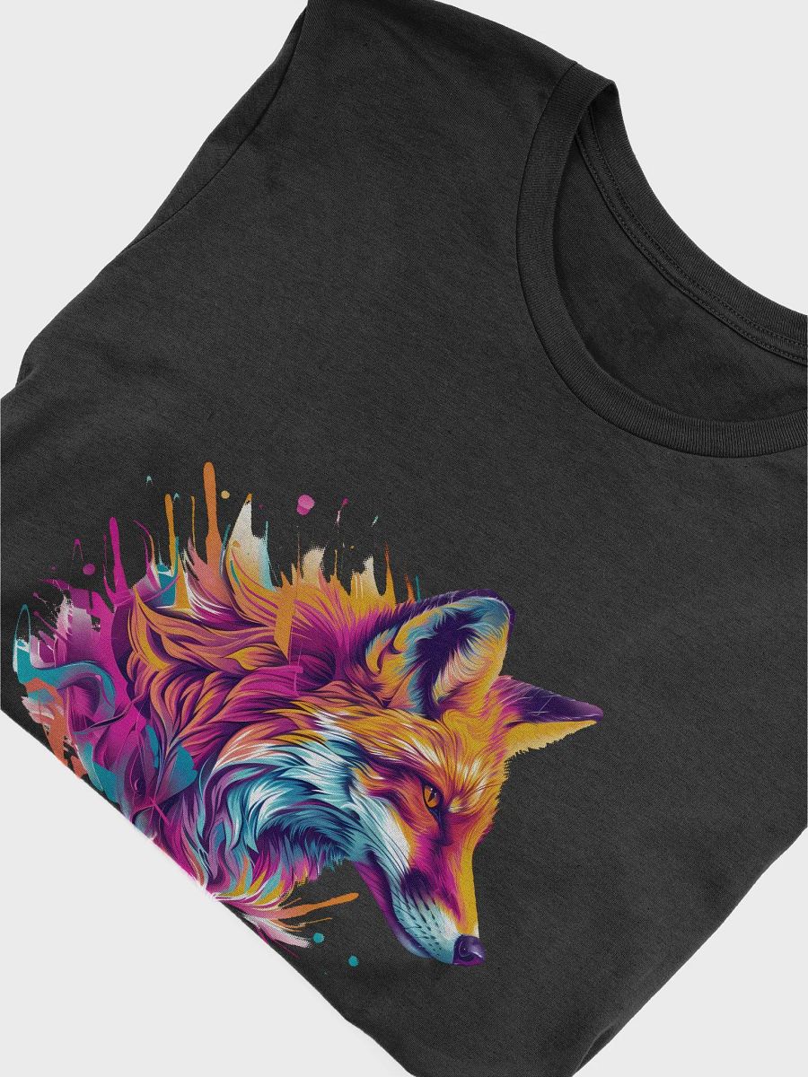 Vibrant Fox Graffiti Illustration Unisex T-Shirt product image (51)