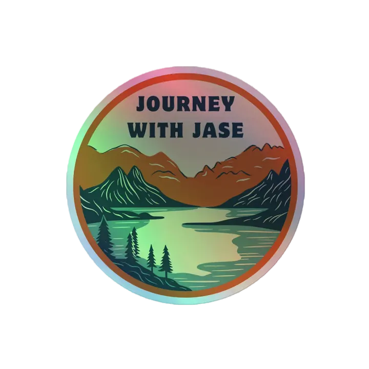 Journey With Jase Logo Holographic Sticker product image (2)