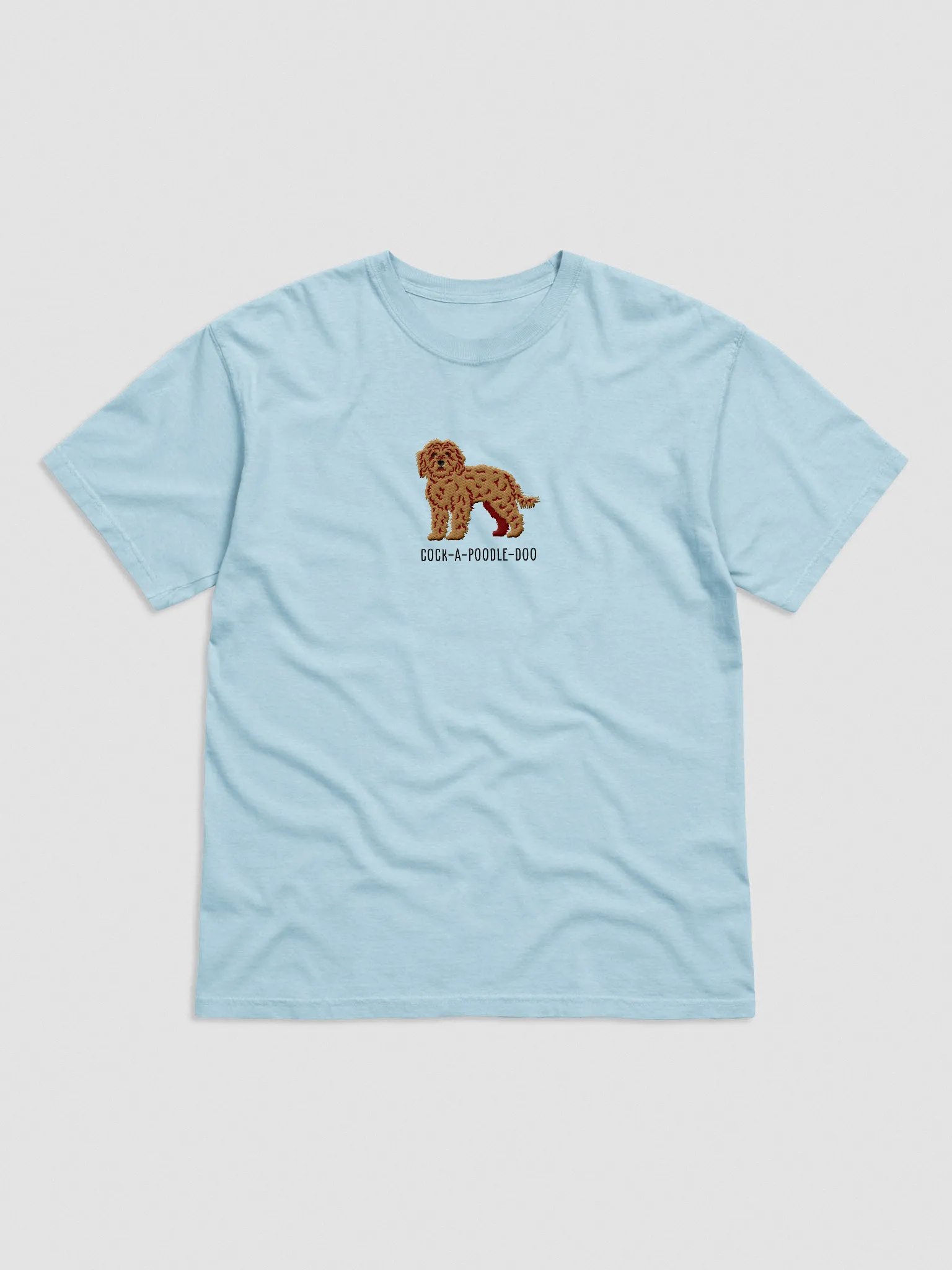 Cock-A-Poodle-Doo T-Shirt(Embroidered) of a Cockapoo product image (4)