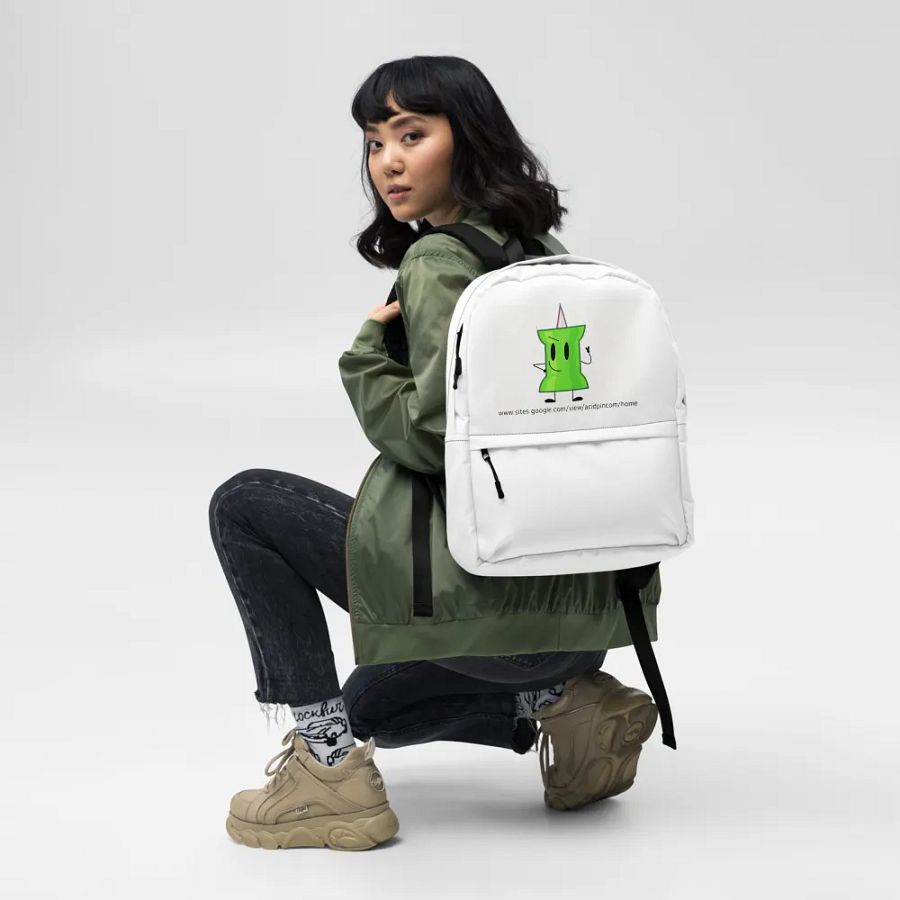 Acid pin and the website link backpack product image (10)