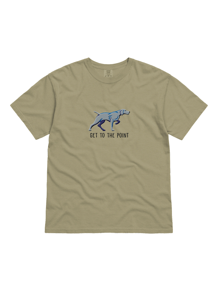 Get to the Point T-Shirt(Embroidered) of a Weimaraner(Docked Tail) product image (5)