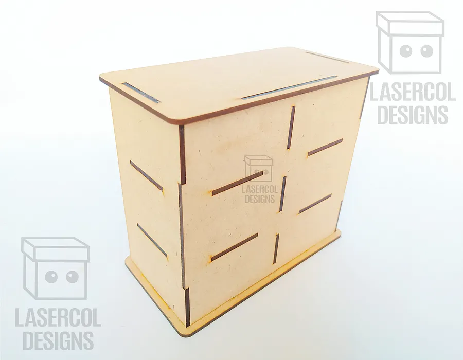 6 Drawers Desk Organizer - Laser Cut Files product image (8)