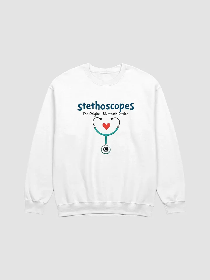 Heartbeat Stethoscope Crewneck Sweatshirt product image (3)