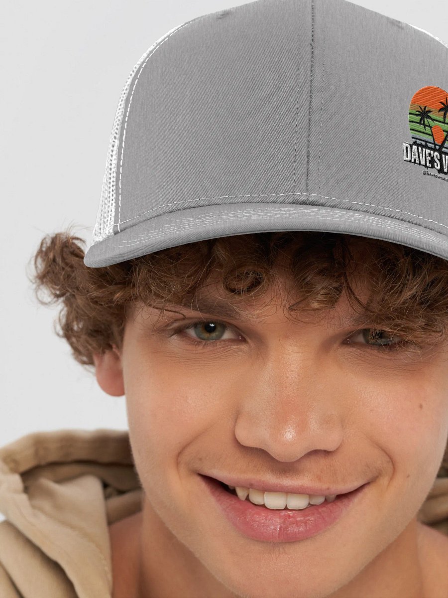 Dave's World Trucker Hat -Gray/White product image (8)