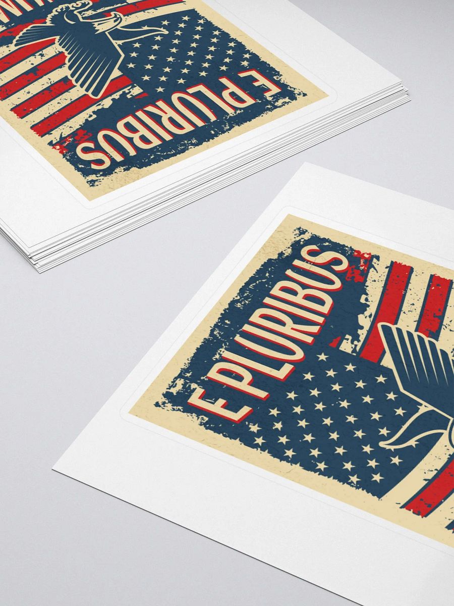 E Pluribus Unum Sticker product image (4)