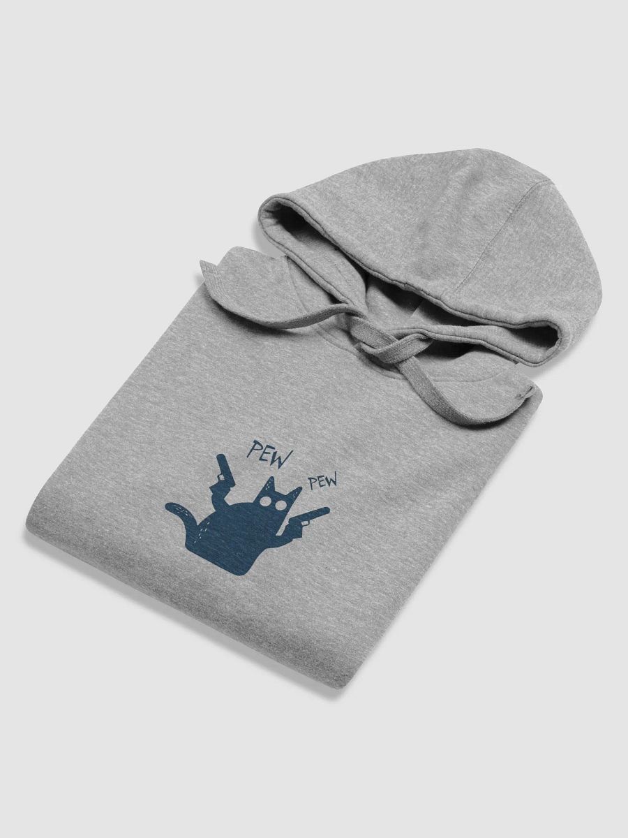 Pew Pew Cat Meme Unisex Hoodie product image (39)