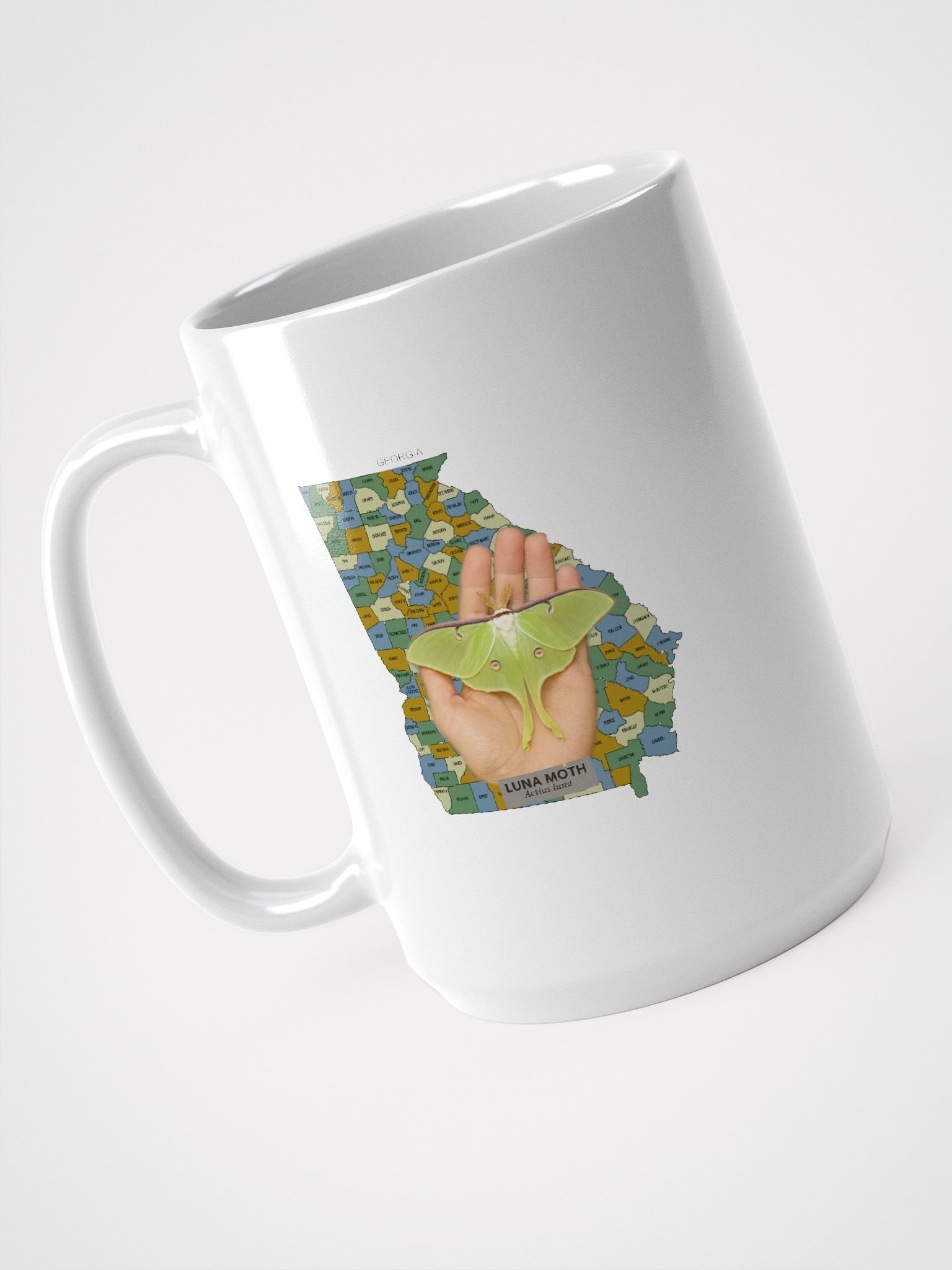 Luna Moth Map Mug product image (3)