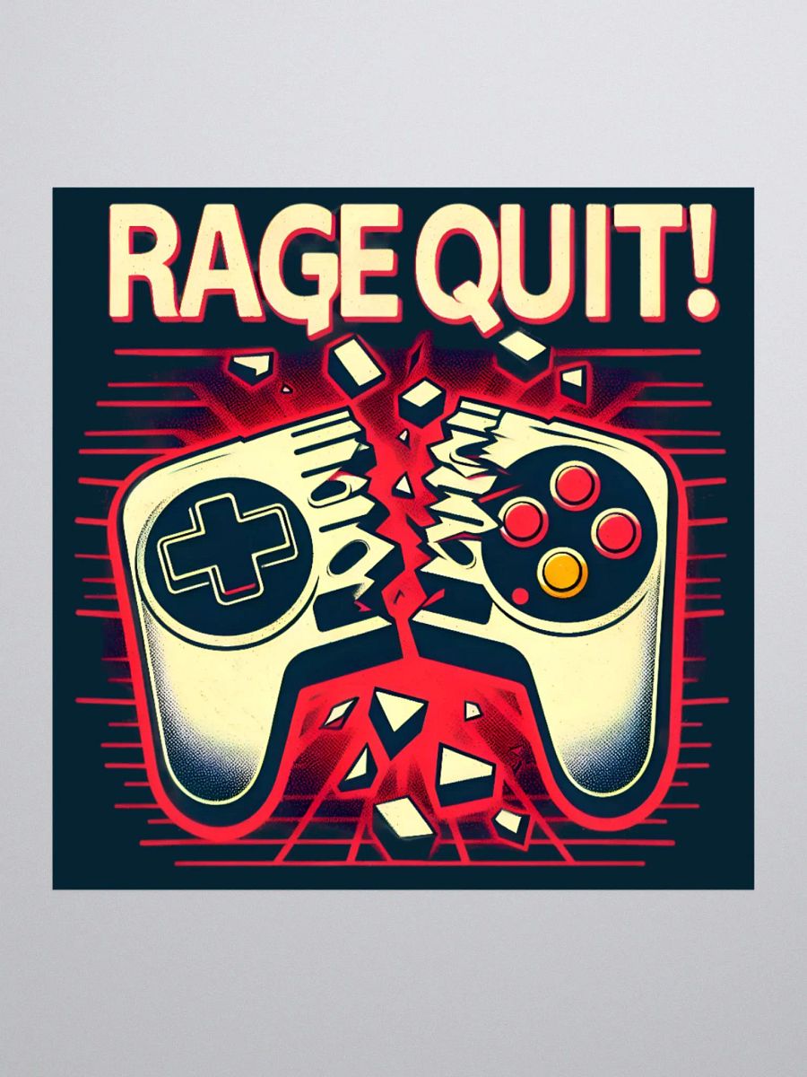 Rage Quit Sticker product image (1)