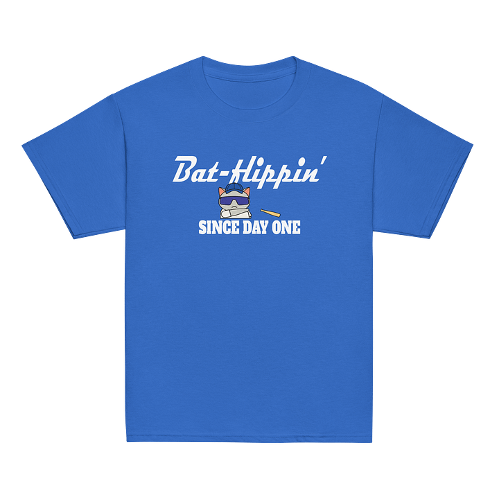 Baseball Cat (Bat-flippin' Since Day One) - Youth Heavyweight T-shirt product image (2)