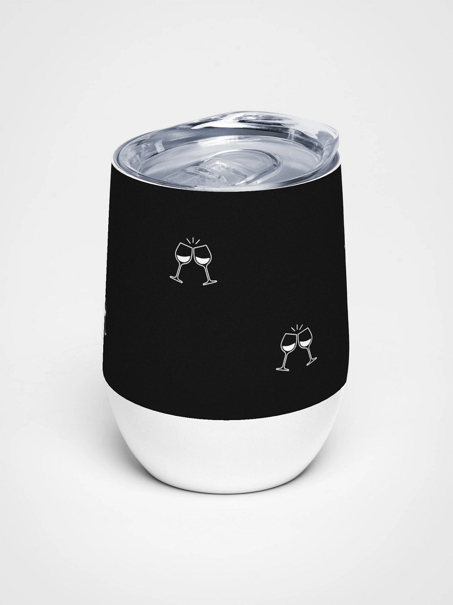 Iconic Cheers Wine Tumbler Black product image (1)