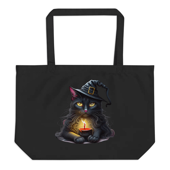 Witchy Cat Eco-Friendly Tote Bag product image (1)