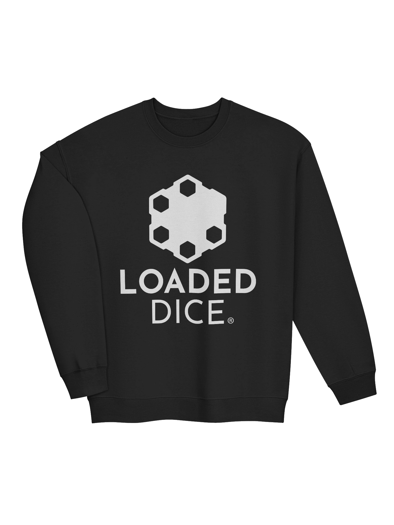 Loaded Dice Graphic Crewneck Sweatshirt Black product image (3)