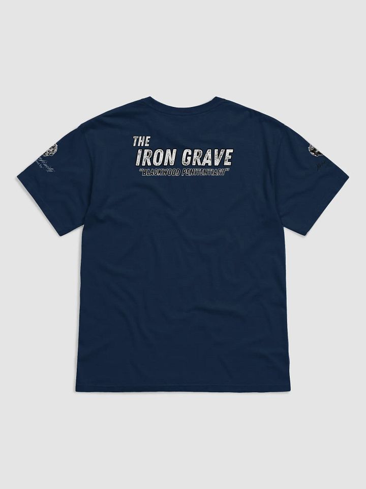 The Iron Grave - Blackwood Penitentiary - The Iron Brutes - White Logo T-Shirt product image (17)