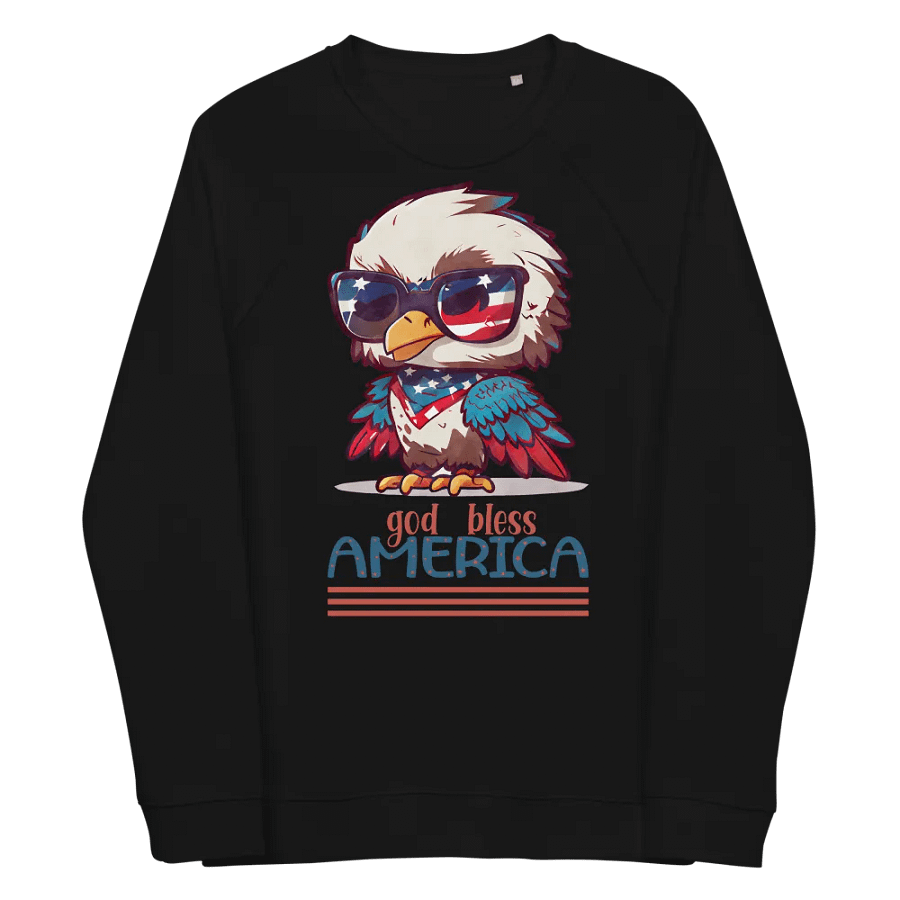 Eco Warrior Eagle Raglan Sweatshirt product image (6)