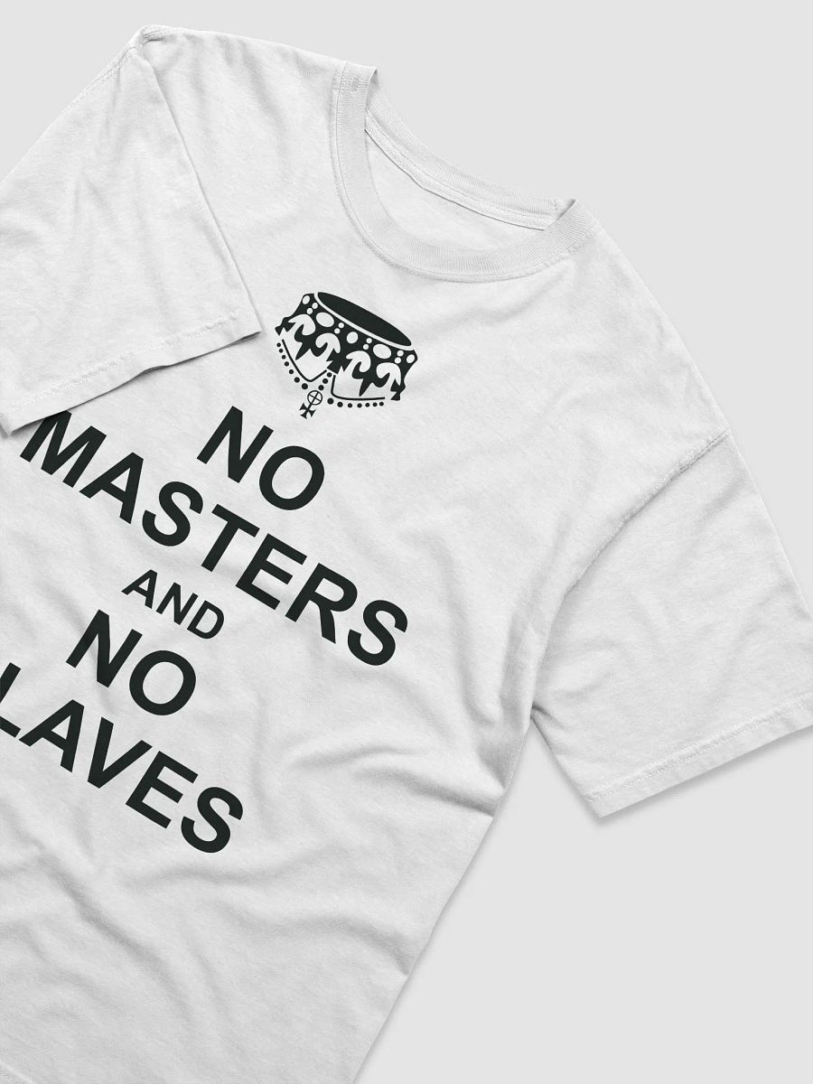 No Masters No Slaves White Short product image (3)
