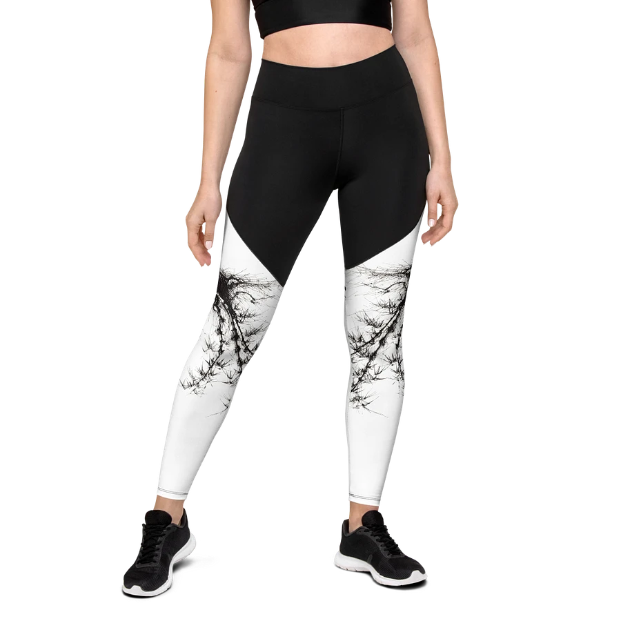 Bamboo Root All-Over Print Sports Leggings product image (14)