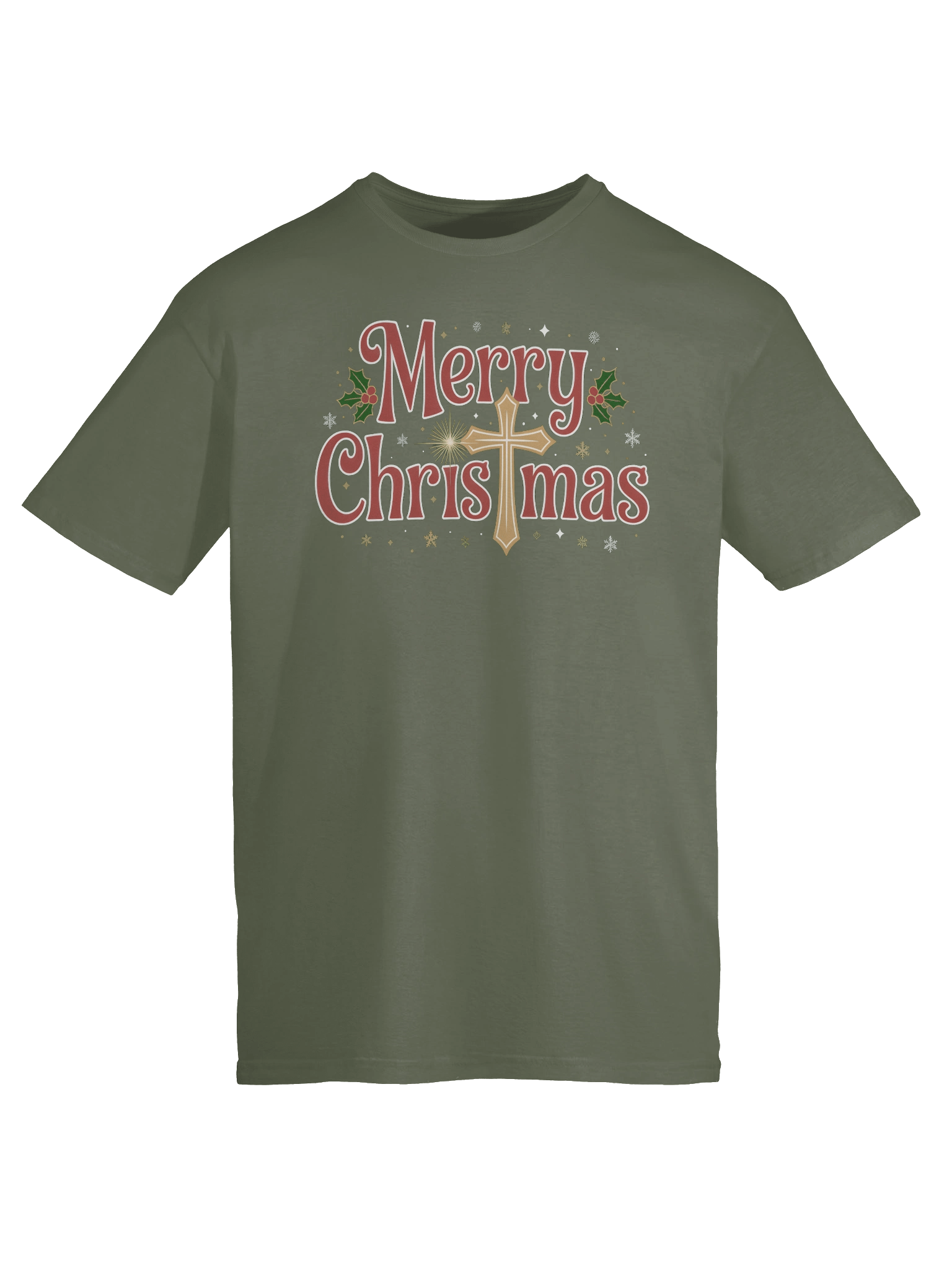 Christian Christmas Shirt Merry Christmas Cross product image (8)