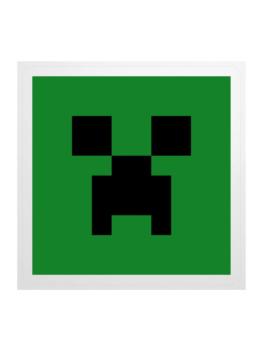 Creeper Face Sticker - Minecraft Stickers product image (1)