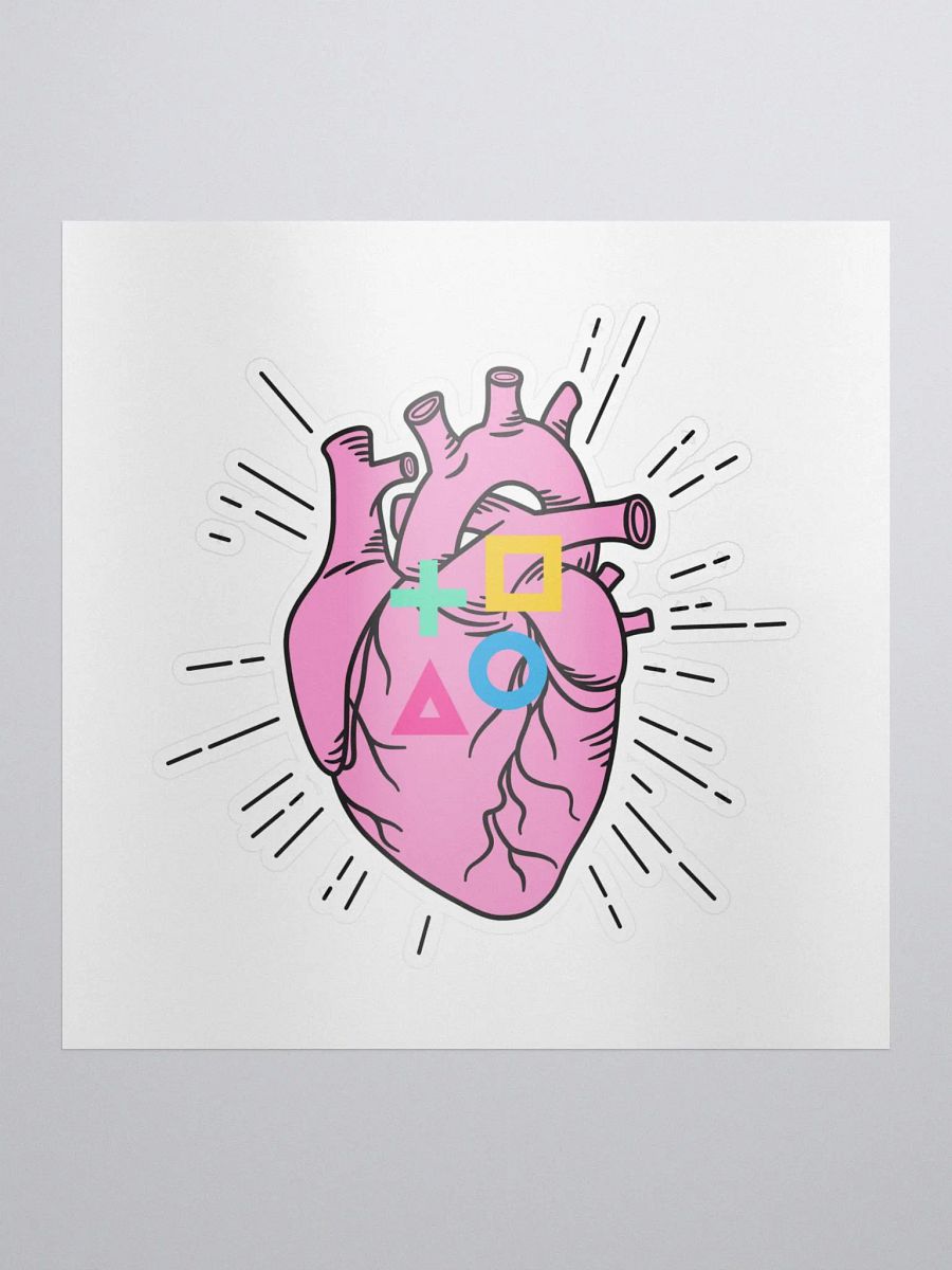 Heart Of Game Sticker product image (1)