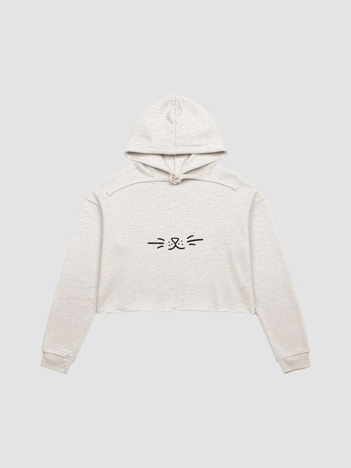 Cat Whiskers Art Crop Hoodie product image (1)