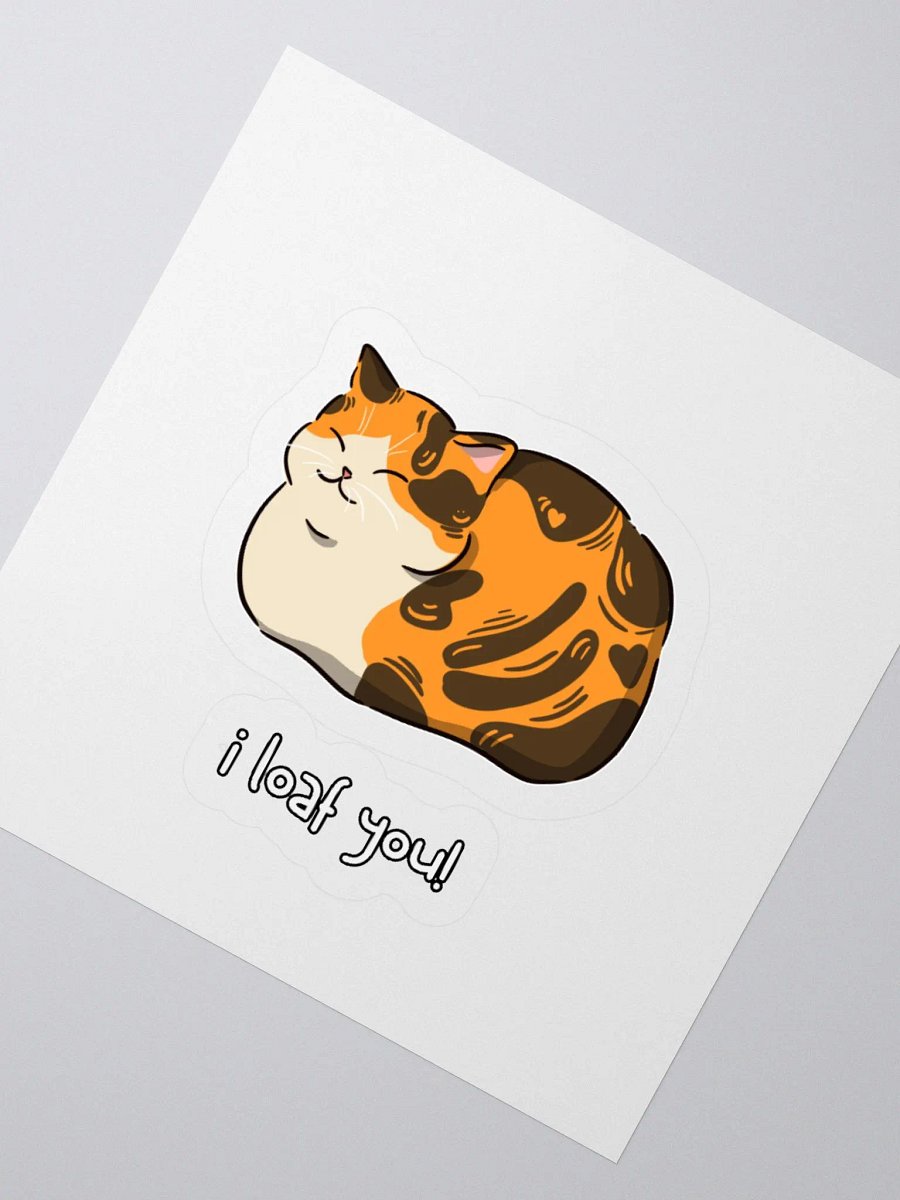 Cute Loaf Cat Kiss Cut Stickers product image (2)