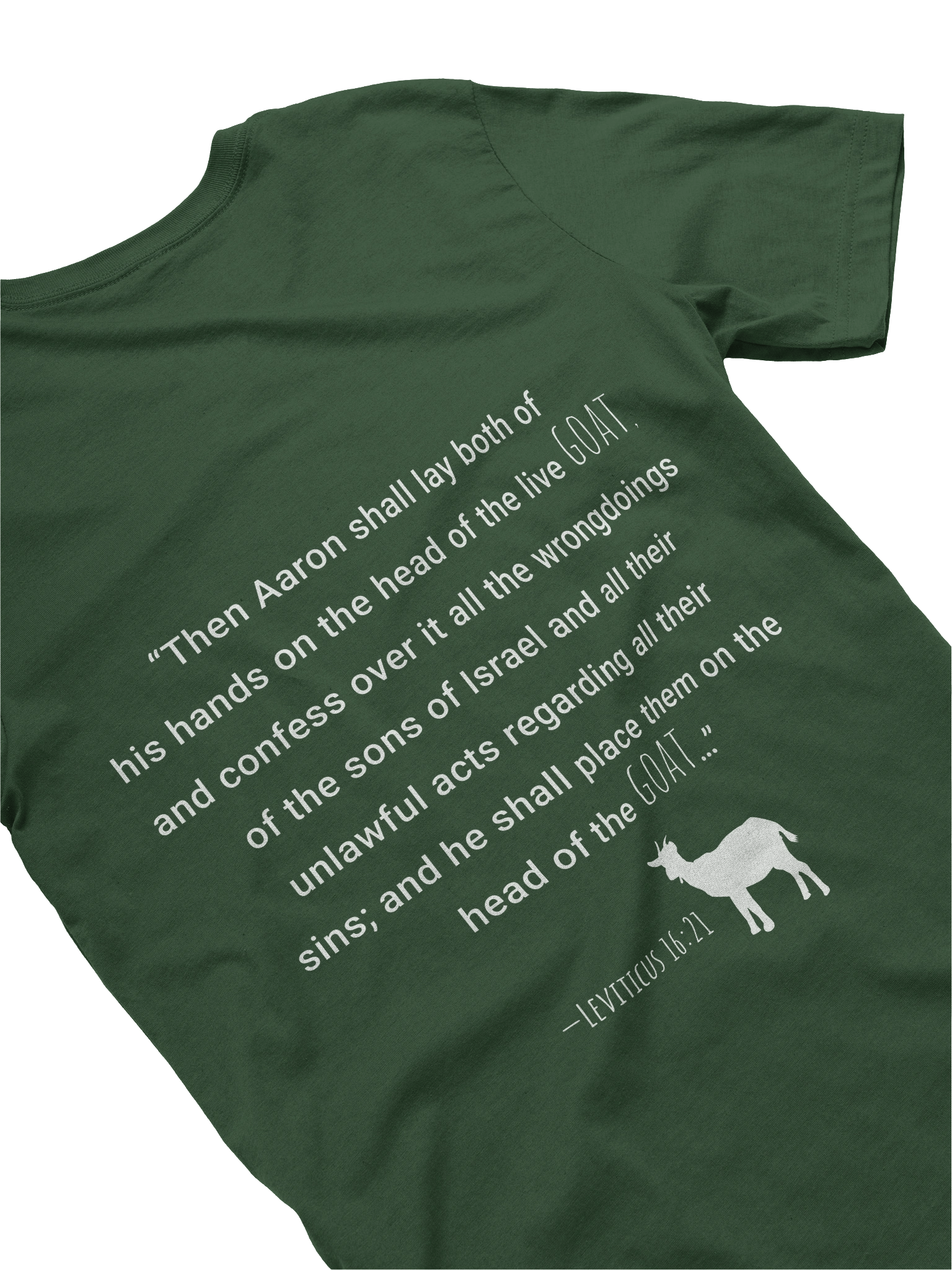 Jesus is the G.O.A.T. T-Shirt (Dark Colors) product image (4)