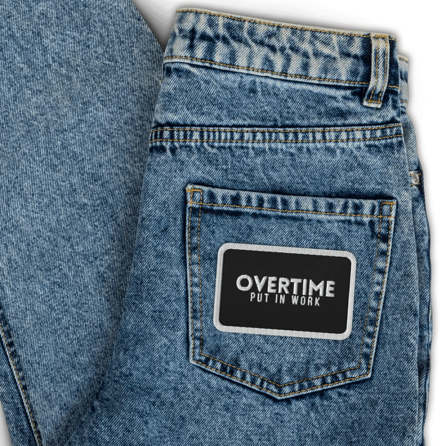 OVT Abstract Barcode Embroidered Patch product image (3)