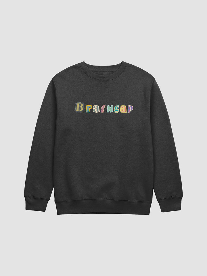Braingap Cutout Letter Crewneck product image (2)